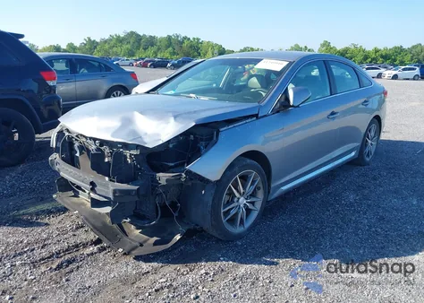 2017 Hyundai Sonata Sport 2.0T from USA, damaged, VIN 5NPE34AB4HH519636